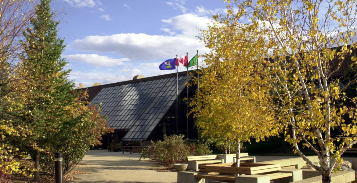 Athabasca University in Fall