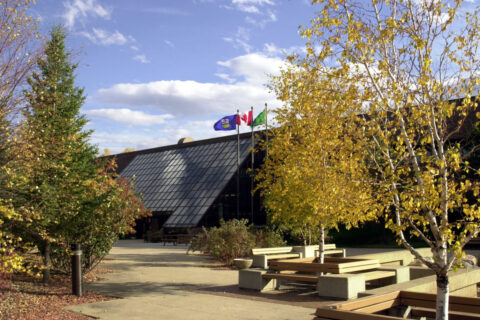 Athabasca University in Fall